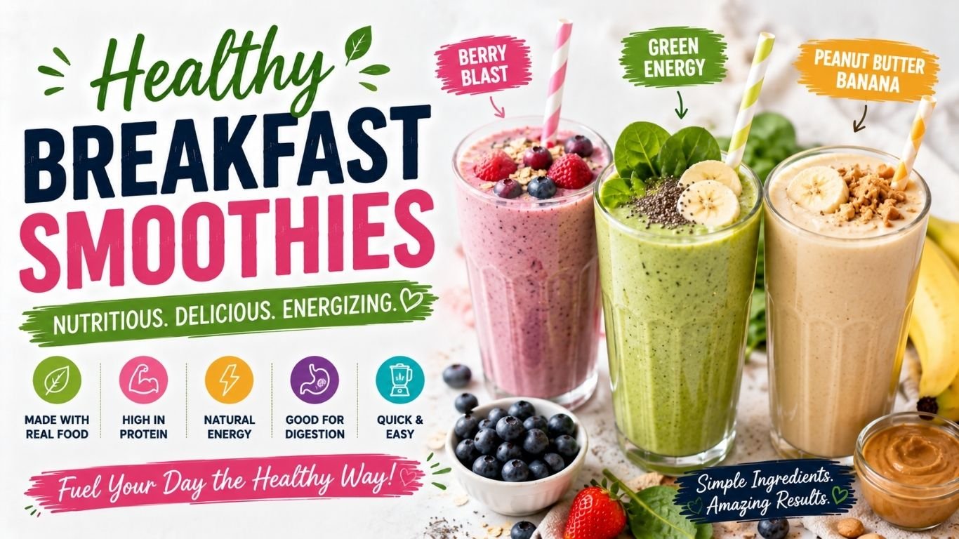 Healthy Breakfast Smoothies