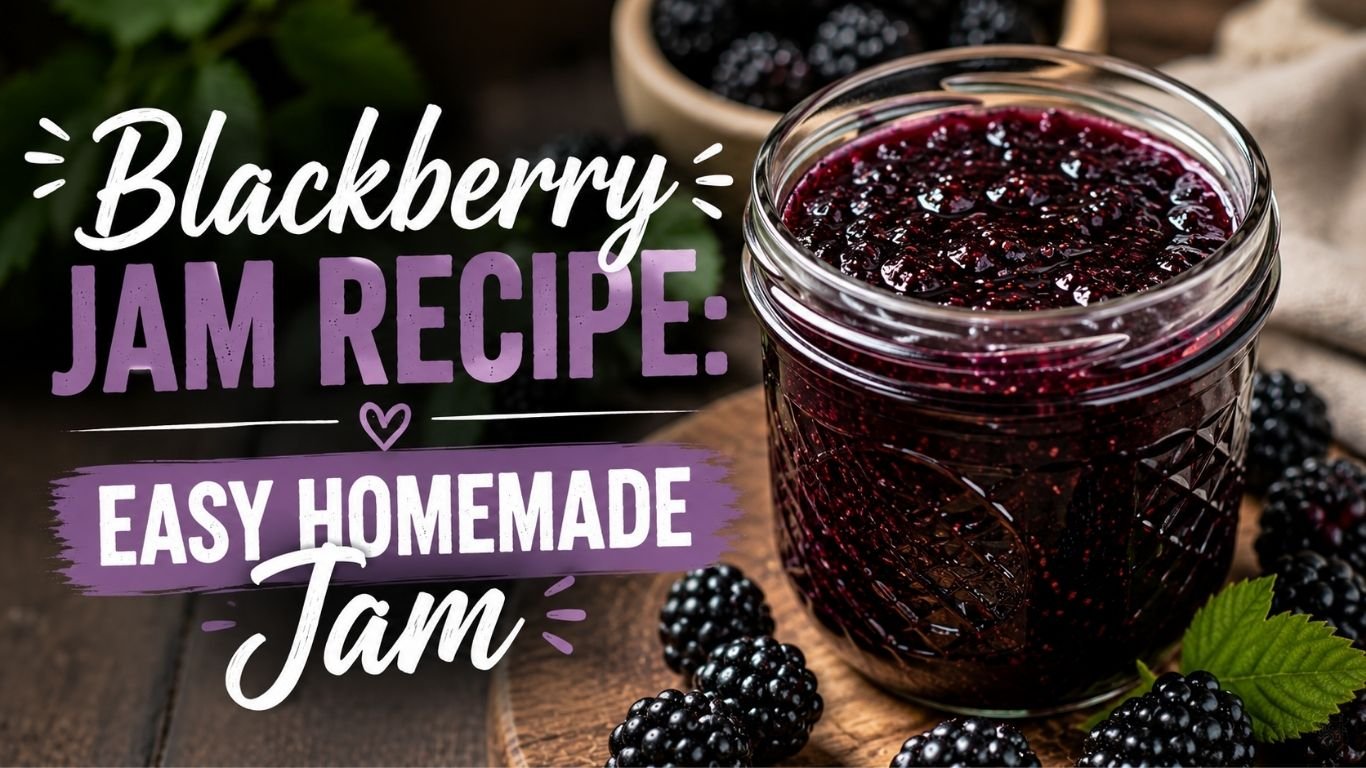 Blackberry Jam Recipe: Easy Homemade Jam